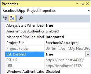 Enabling SSL of Project